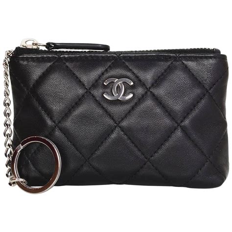 chanel coin purse key holder|real real Chanel wallets.